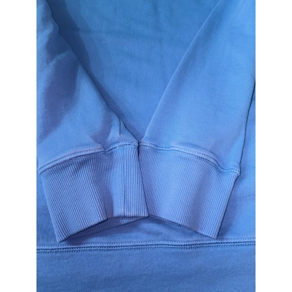 Lilly Pulitzer Luxletic Blue Crew Neck Sweatshirt Women's Sz S Pockets Logo - Picture 8 of 8